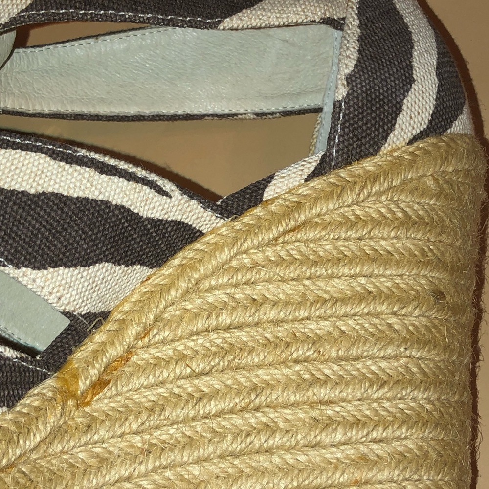 Michael Kors Brown Zebra Print Canvas Shoes B9 - Picture 4 of 8